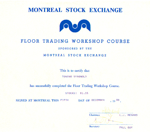 Montreal stock exchange options competition